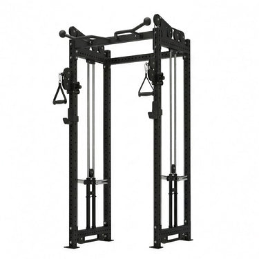 Oli Joy Cable Crossover Machine with 100kg Black Bumper Plates (3.0mm Steel Frame)