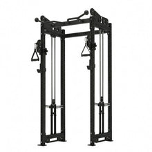 Load image into Gallery viewer, Oli Joy Cable Crossover Machine with 100kg Black Bumper Plates (3.0mm Steel Frame)