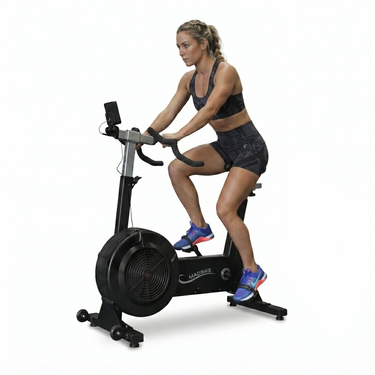 OLI JOY Air Resistance Spin Bike with 10-Level Resistance