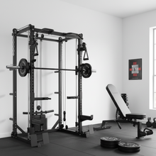 Load image into Gallery viewer, Oli Joy 5383 Elite Strength Bundle – Smith Machine with 150 kg Olympic Plates, Barbell & Bench