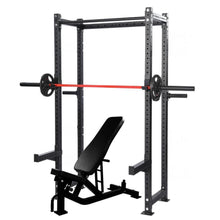 Load image into Gallery viewer, Preorder Oli Joy Half Cage Power Rack with Weight Plate Storage System & Adjustable Bench, 2.0mm Steel Frame