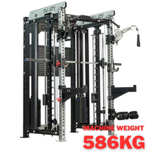 Load image into Gallery viewer, All-in-One Smith Machine Cable Crossover – Pin-Loaded Strength Trainer for Home & Commercial Gym