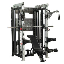 Load image into Gallery viewer, All-in-One Smith Machine Cable Crossover – Pin-Loaded Strength Trainer for Home & Commercial Gym