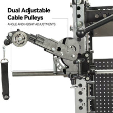 Load image into Gallery viewer, All-in-One Smith Machine Cable Crossover – Pin-Loaded Strength Trainer for Home & Commercial Gym