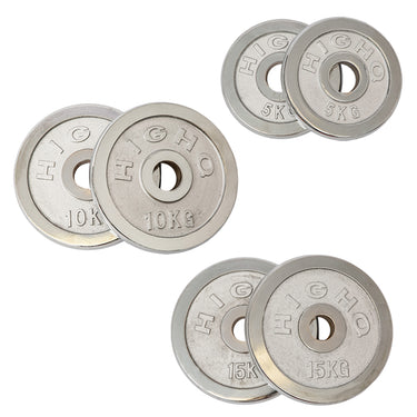 60kg Cast Iron Plates Bundle (5/10/15) - Oli Joy Sports