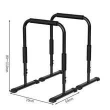 Load image into Gallery viewer, Chin Up Dip Parallel Bar Stand (Black Colour) - Oli Joy Sports