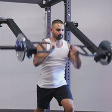Load and play video in Gallery viewer, Chest Power Arm Jammer Arm Attachment Modular Power Rack System