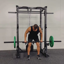 Load and play video in Gallery viewer, Commercial Grade Smith Machine With Weights Squat Rack Crossover Machine