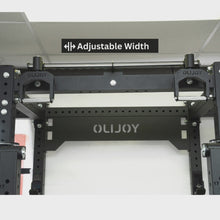 Load and play video in Gallery viewer, Adjustable Chin Up Bar Handle Attachment Modular Power Rack System