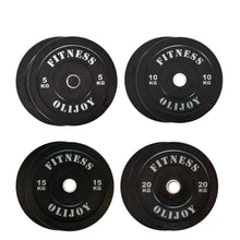 Load image into Gallery viewer, 100kg Black Bumper Plates Bundle (5/10/15/20) - Oli Joy Sports