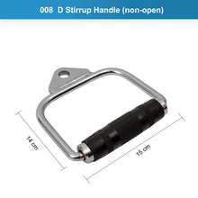 Load image into Gallery viewer, D Stirrup Handle (non-open) Cable Attachment - Oli Joy Sports