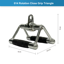 Load image into Gallery viewer, Rotation Close Grip Triangle Cable Attachment - Oli Joy Sports