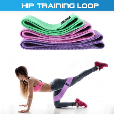 Set of 3 Fabric Hip Resistance Bands - Oli Joy Sports