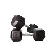 Load image into Gallery viewer, Rubber Hex Dumbbell (2.5kg-50kg/ 2.5kg increments) - Oli Joy Sports