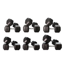 Load image into Gallery viewer, 30kg to 50kg Hex Dumbbell Bundle (6pairs - 450kg) - Oli Joy Sports
