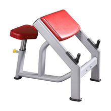 Load image into Gallery viewer, Pre Order 30kg Preacher Curl Bench, Bar & Rubber Plates Bundle (1.2m bar) - Oli Joy Sports
