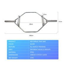 Load image into Gallery viewer, 120kg Black Bumper Plates & Hex Trap Barbell Bundle - Oli Joy Sports