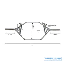 Load image into Gallery viewer, Premium Grade 140CM Olympic Hex Shrug Trap Bar - Oli Joy Sports