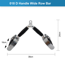 Load image into Gallery viewer, D Handle Wide Row Bar Cable Attachment - Oli Joy Sports