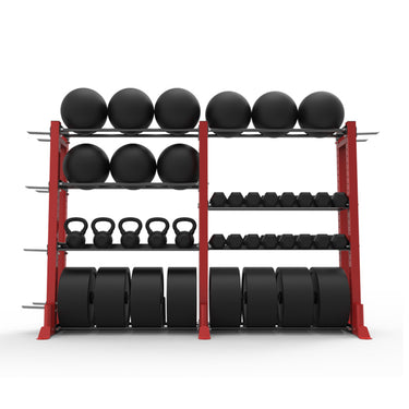 Combo Weights Storage Rack Multipurpose Storage Rack - Oli Joy Sports