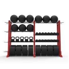Load image into Gallery viewer, Combo Weights Storage Rack Multipurpose Storage Rack - Oli Joy Sports