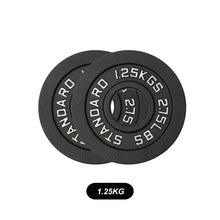 Load image into Gallery viewer, Olympic Black Cast Iron Weight Plates 1.25/2.5/5/10/15/20/25 KG - Oli Joy Sports