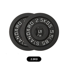 Load image into Gallery viewer, Olympic Black Cast Iron Weight Plates 1.25/2.5/5/10/15/20/25 KG - Oli Joy Sports
