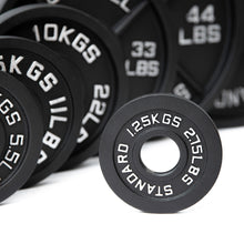 Load image into Gallery viewer, Olympic Black Cast Iron Weight Plates 1.25/2.5/5/10/15/20/25 KG - Oli Joy Sports