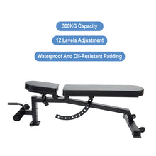 Load image into Gallery viewer, OliJoy Commercial Grade Adjustable Incline / Decline Flat Bench - Oli Joy Sports