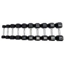 Load image into Gallery viewer, Rubber Hex Dumbbell (1kg-10kg/ 1kg increments) - Oli Joy Sports