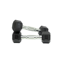 Load image into Gallery viewer, Rubber Hex Dumbbell (1kg-10kg/ 1kg increments) - Oli Joy Sports