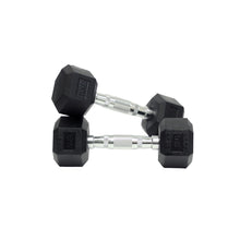 Load image into Gallery viewer, Rubber Hex Dumbbell (1kg-10kg/ 1kg increments) - Oli Joy Sports
