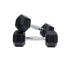 Load image into Gallery viewer, Rubber Hex Dumbbell (1kg-10kg/ 1kg increments) - Oli Joy Sports