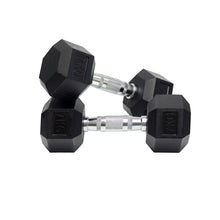 Load image into Gallery viewer, Rubber Hex Dumbbell (1kg-10kg/ 1kg increments) - Oli Joy Sports