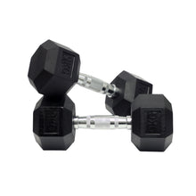 Load image into Gallery viewer, Rubber Hex Dumbbell (1kg-10kg/ 1kg increments) - Oli Joy Sports
