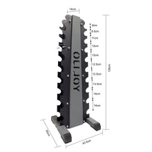 Load image into Gallery viewer, 1kg to 10kg Hex Dumbbell & Olijoy Storage Rack Bundle (10 pairs - 110kg) - Oli Joy Sports