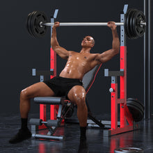 Load image into Gallery viewer, Adjustable Squat Rack Barbell Rack
