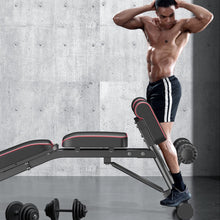 Load image into Gallery viewer, Multifunctional Adjustable Weight Abdominal & Sit Up Bench Back Training Preacher Curl - Oli Joy Sports