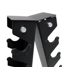 Load image into Gallery viewer, 1kg to 10kg Hex Dumbbell & Storage Rack Bundle (10 pairs - 110kg) - Oli Joy Sports