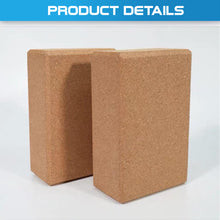 Load image into Gallery viewer, Lift and Lengthen Cork Yoga Brick - Oli Joy Sports