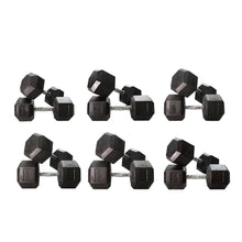 Load image into Gallery viewer, 25kg to 40kg Hex Dumbbell Bundle (6 pairs - 395kg) - Oli Joy Sports