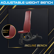 Load image into Gallery viewer, Commercial Adjustable Incline, Decline & Flat Bench - Oli Joy Sports