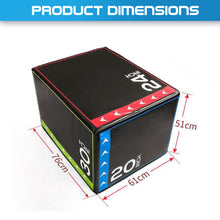 Load image into Gallery viewer, 3 in 1 Heave Duty Jump Box Plyo 76x 51x 61cm - Oli Joy Sports