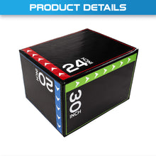 Load image into Gallery viewer, 3 in 1 Heave Duty Jump Box Plyo 76x 51x 61cm - Oli Joy Sports