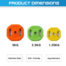 Load image into Gallery viewer, Barbell Bumper 20kg Rubber Colour Plates Set - Oli Joy Sports