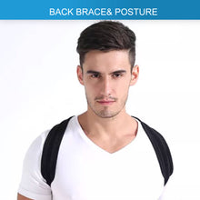 Load image into Gallery viewer, Adjustable Posture Corrector Back Support Straight Shoulder Brace
