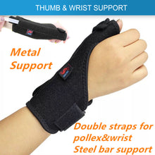 Load image into Gallery viewer, Thumb Spica Splint Sprained Wrist Brace
