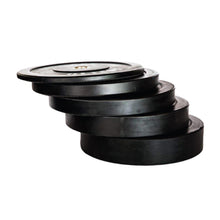 Load image into Gallery viewer, 120kg Black Bumper Plates & Hex Trap Barbell Bundle - Oli Joy Sports