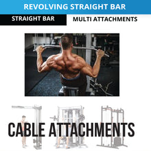 Load image into Gallery viewer, Steel Revolving Straight Bar Cable Attachment - Oli Joy Sports