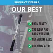 Load image into Gallery viewer, Steel Revolving Straight Bar Cable Attachment - Oli Joy Sports